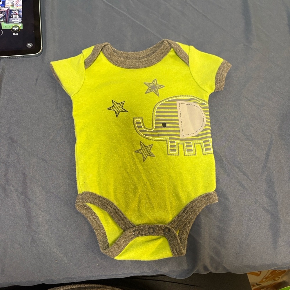 Swiggles Lime Green Elephant One Piece